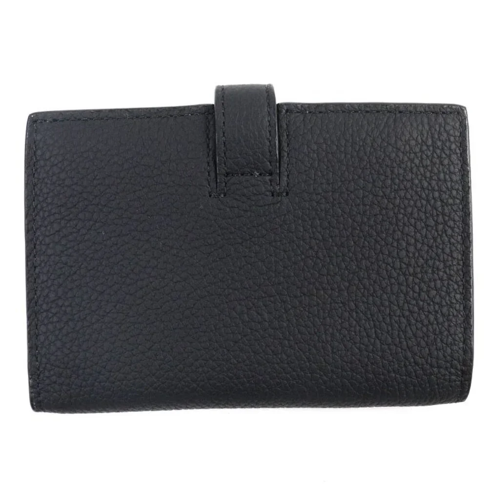 Dior 2 ken Normandie Logo Leather Card Holder Card